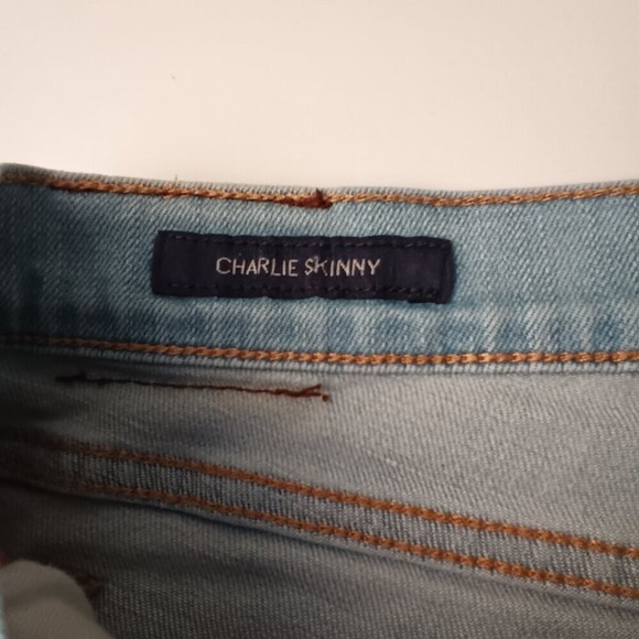 Lucky Brand Denim Jeans Size 8/29 Charlie Skinny Low Rise Light Wash - Picture 5 of 10